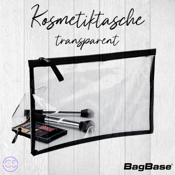 Kosmetiktasche transparent, 28x19cm